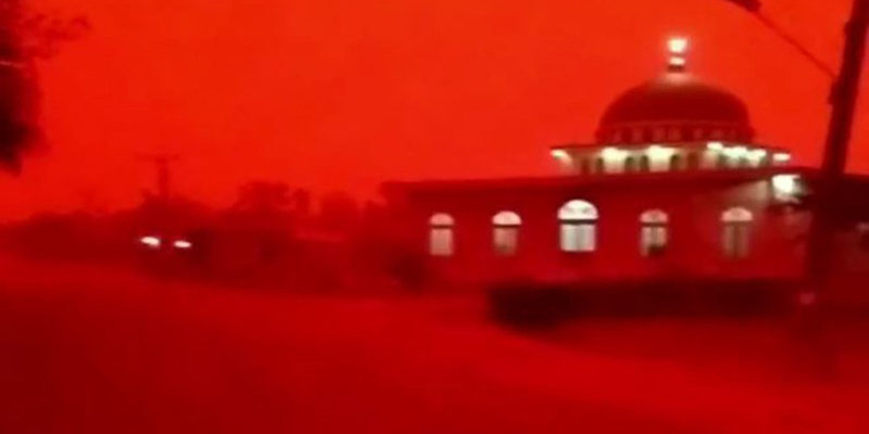 Fenomena Langit Merah Di Jambi Karena &rdquo;Hamburan Mie&rdquo;